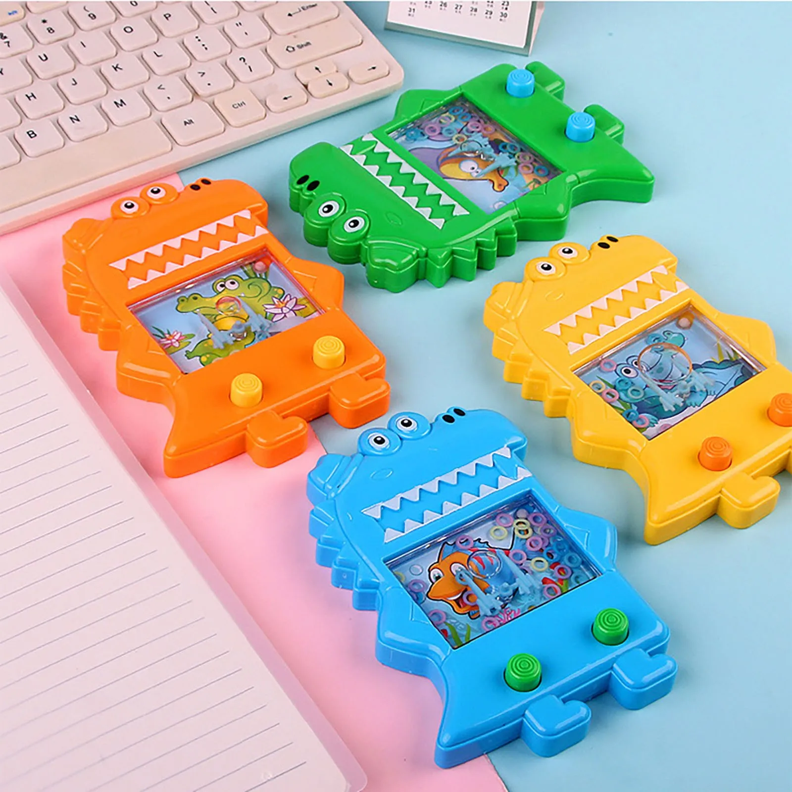 And Graphic Kids Throwing Circle Water Machine Toy Novelty Nostalgic Boy Girl Childhood Water Machine Parent Child Glyph