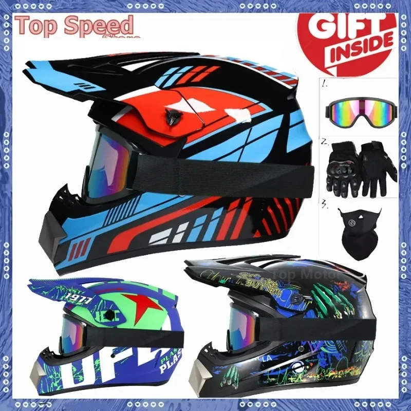 

Send 3 pieces gift motorcycle helmet children off-road helmet bike downhill AM DH cross helmet capacete motocross casco