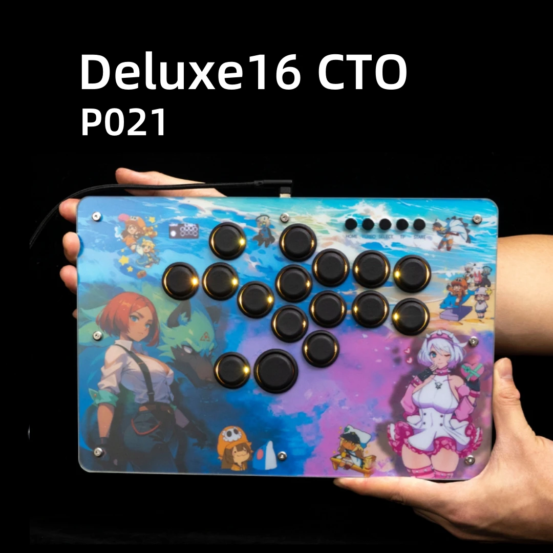 翼様　hitboxカスタム パンダヒットボックスデラックスカスタムパネル格闘ゲーム