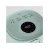 Colorful 1200W 4Qt Air Fryer: Glass Basket, Dishwasher Safe, 60min Timer, 6 Presets, Temp Control 175F-400F, 4 QT, Sage 6