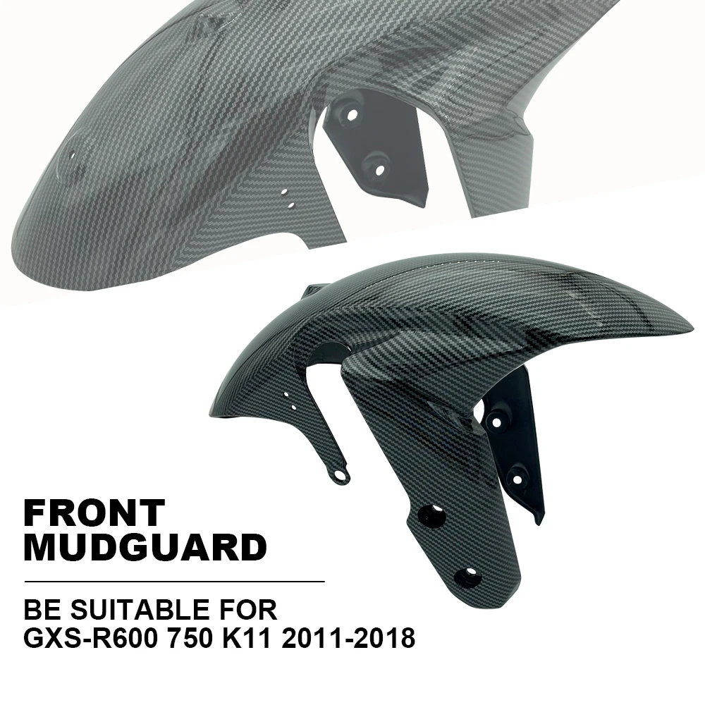 

Motorcycle Front Fender For Suzuki GSXR 600 GSXR 750 2011-2018 GSX-R 600 K11 Carbon Fiber Pattern High Quality Front Mudguard