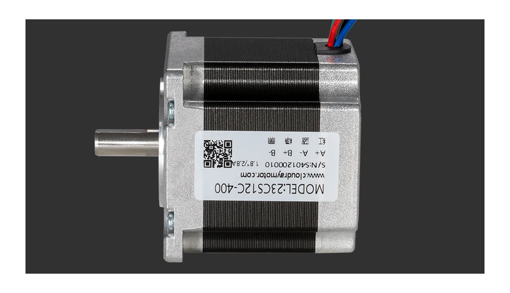 Description Picture 4 of itemCloudray Nema 23 Stepper Motor 1.3N.m 4.0A 55mm length with 8mm shaft diameter for CNC Engraving Milling Machine
