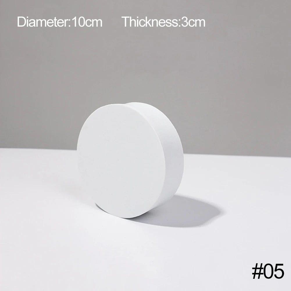 White Geometric Foam Photography Props - Three-Dimensional Cube Backdrop