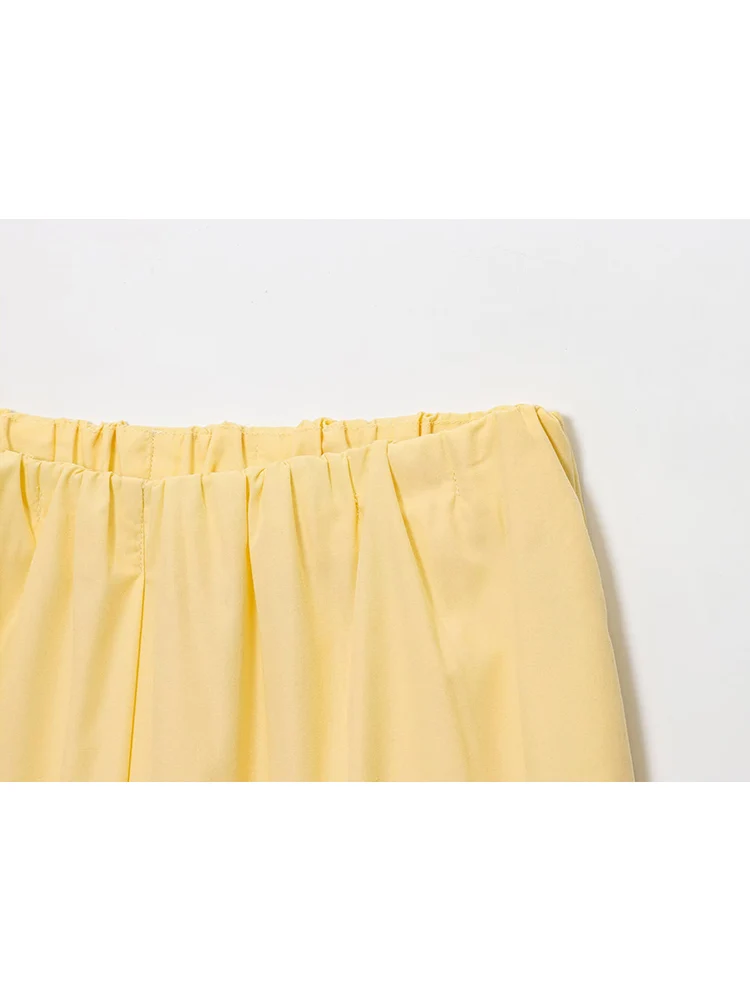 TFMLN 2025 Summer Female Casual Pants Elegant OL Wide Leg Loose Solid Trouser Fashion  High Street Lady Commuting Trousers