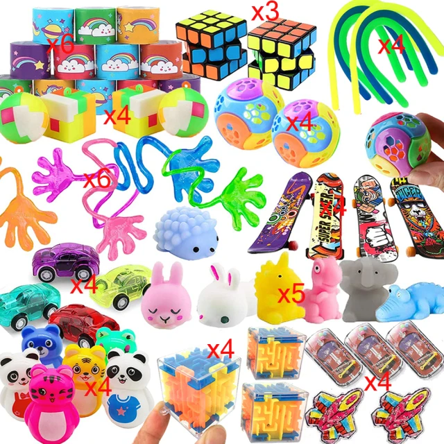 Cartoon Fun Boys Birthday Party Favors Gift For Kids Party Toy Party Small Gift Party Gift Children's Favorite Party Favor Gifts mixed-52pcs