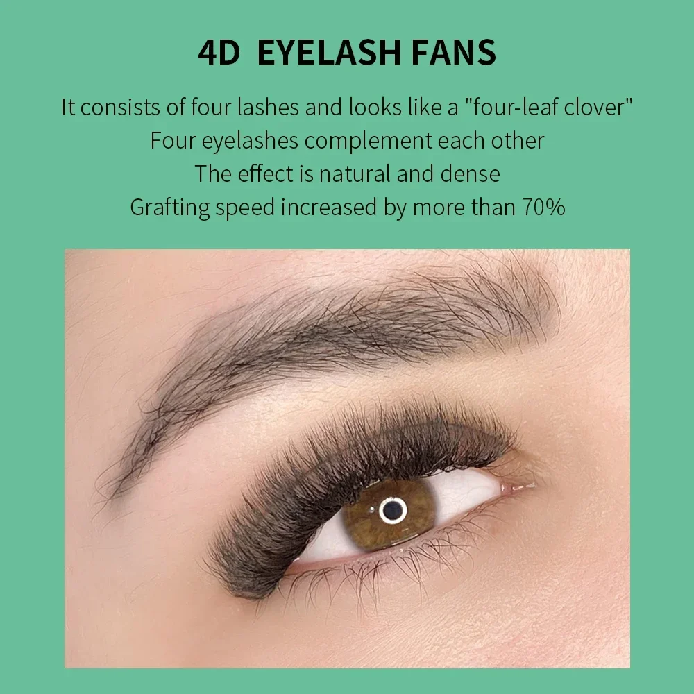 GlamLash Premium Faux Mink Volume Eyelash Extensions - Soft and Natural Finish