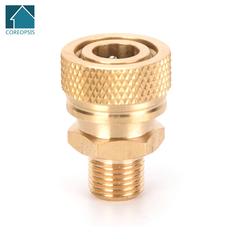 1pc NPT BSPP M10 Thread Quick Disconnect Release  Air Refilling Adapter Coupler Sockets Copper Quick Connect Couplings Fittings 2020 grease gun coupler quick release