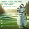 Caiton Green Golf Alignment Sticks 2 Sets - 48inch Alignment Practice Rods, Foldable for Easy Portability, Golf Training Aids 6
