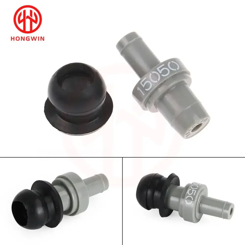 Positive Crankcase Ventilation PCV Valve 12204-15050 + Grommet 11812-41B00 For Toyota Corolla 1993 1994 1995 1996 1997 1.6L 1.8L exhaust control valve,car exhaust pipe valve kit,car engine pcv valve