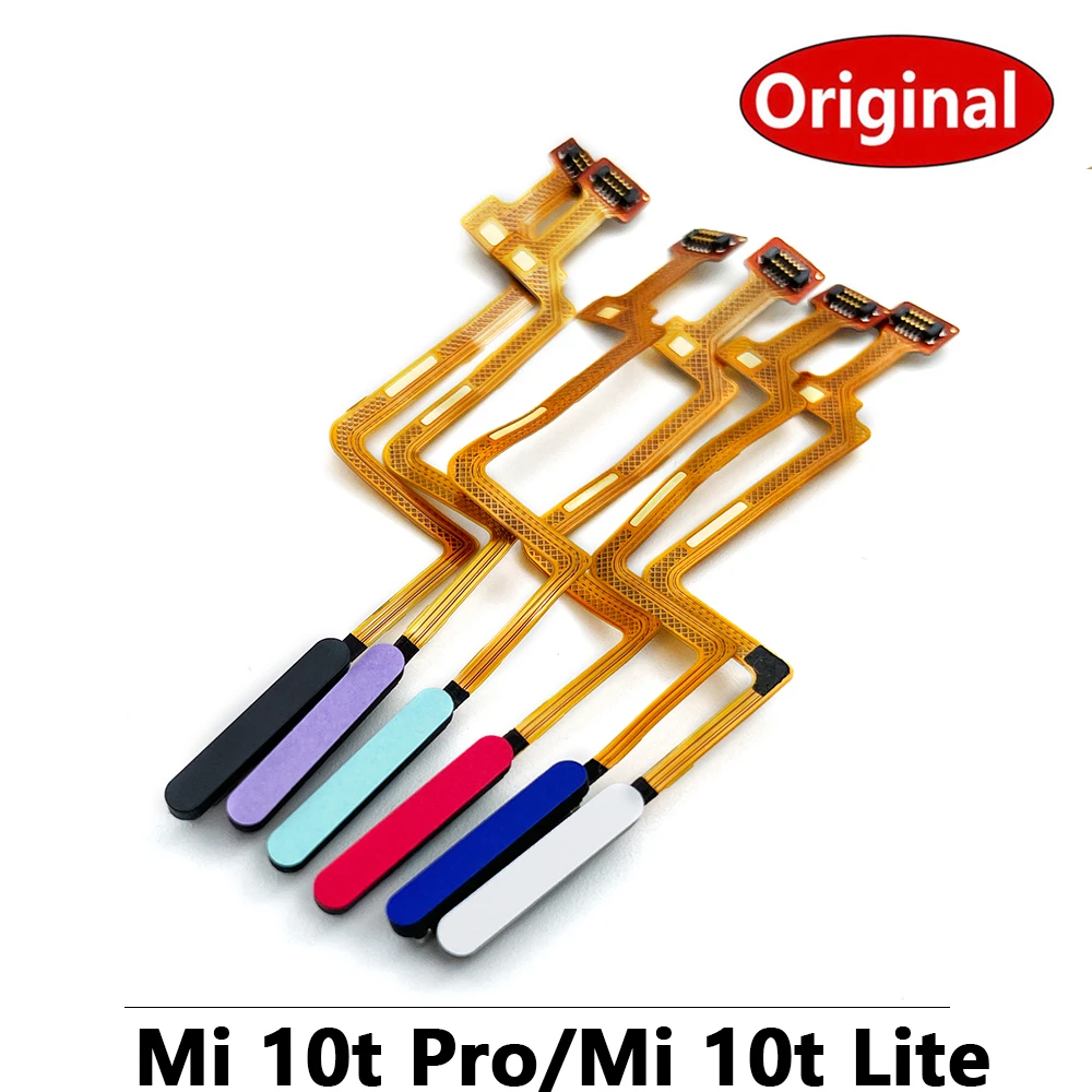

Оригинальный новый для Xiaomi Mi 10T Lite / Mi 10t Pro / Mi 11 Lite домашняя кнопка питания со сканером отпечатков пальцев Сенсорный датчик разъем гибкий кабель