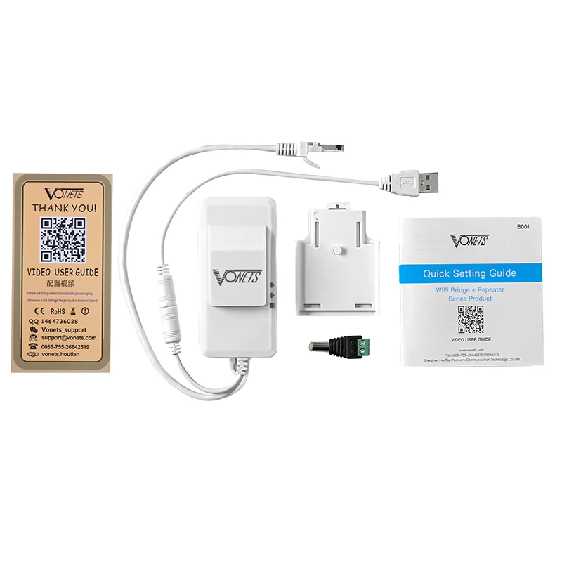 Vonets VAP11AC Dual Band 2.4G 5G Draadloze Draagbare Wifi Repeater Bridge Router 300Mbps + 900Mbps Voor video Security Monitoring