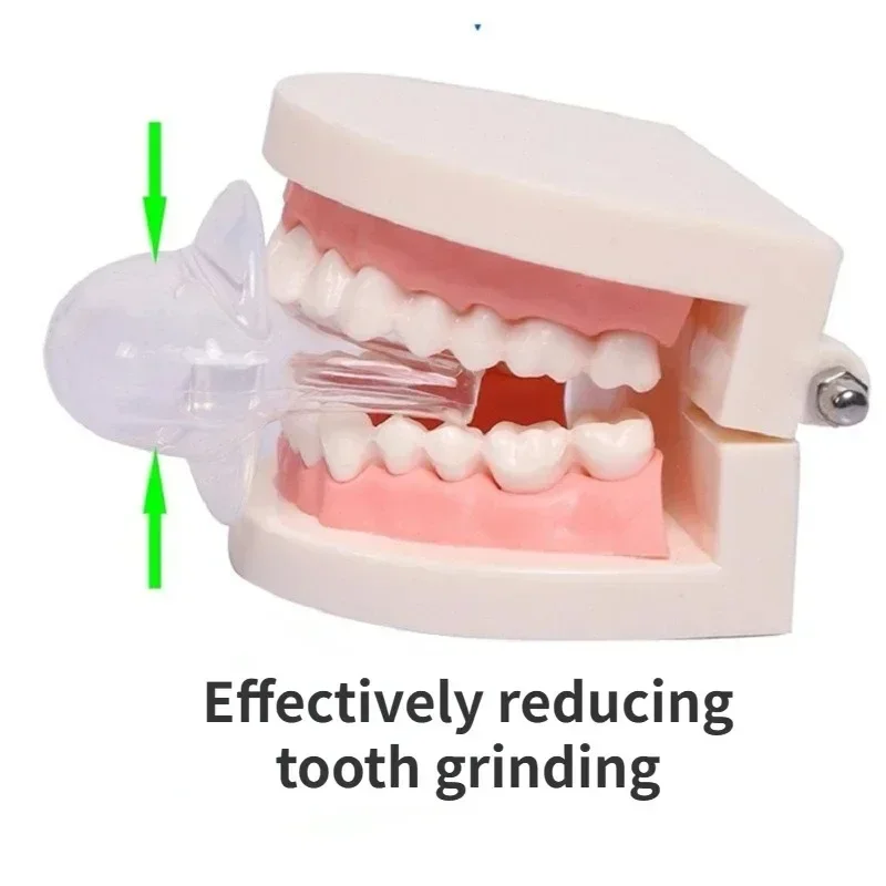 1pcs/Box  Anti Snoring Tongue Silicone Retaining Device Sleep Quite Relax  Snore Saver Anti-snore Solution Reduce Bruxism Aid