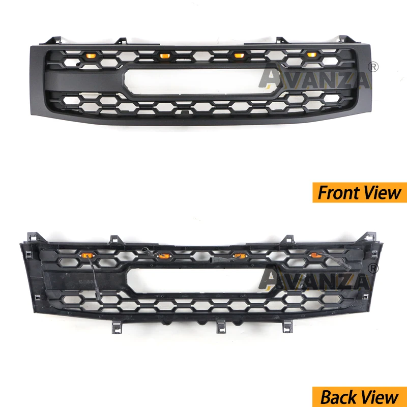 자동차 부품 그릴 W/Light Fits For 2004 2005 2006 2007 Nissan TITAN/Armada 전면 라디에이터 그릴 수정