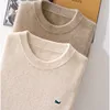 Cashmere Sweater O-neck Pullovers Men's Loose Oversized M-5XL Knitted Bottom Shirt Autumn Winter New Korean Casual Warm Top 5