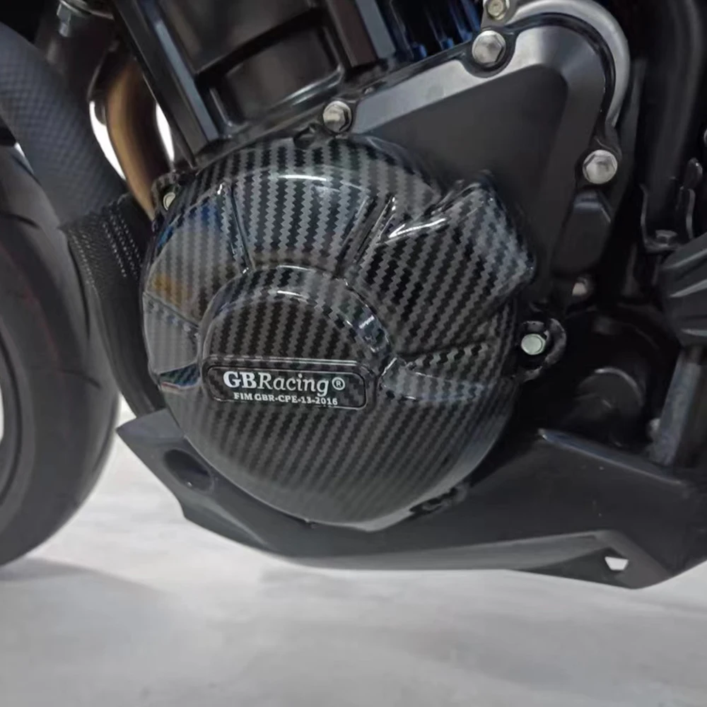 NEW Z900 Carbon Fiber Printing Motorcycle Engine Protective Cover For Kawasaki Z900