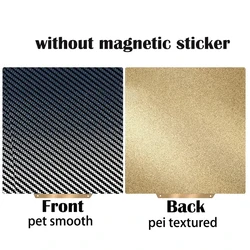 Enhanced PEI Textured Magnetic Build Plate with Spring Steel for K1 Ender 3 v3 se (No magnetic base)