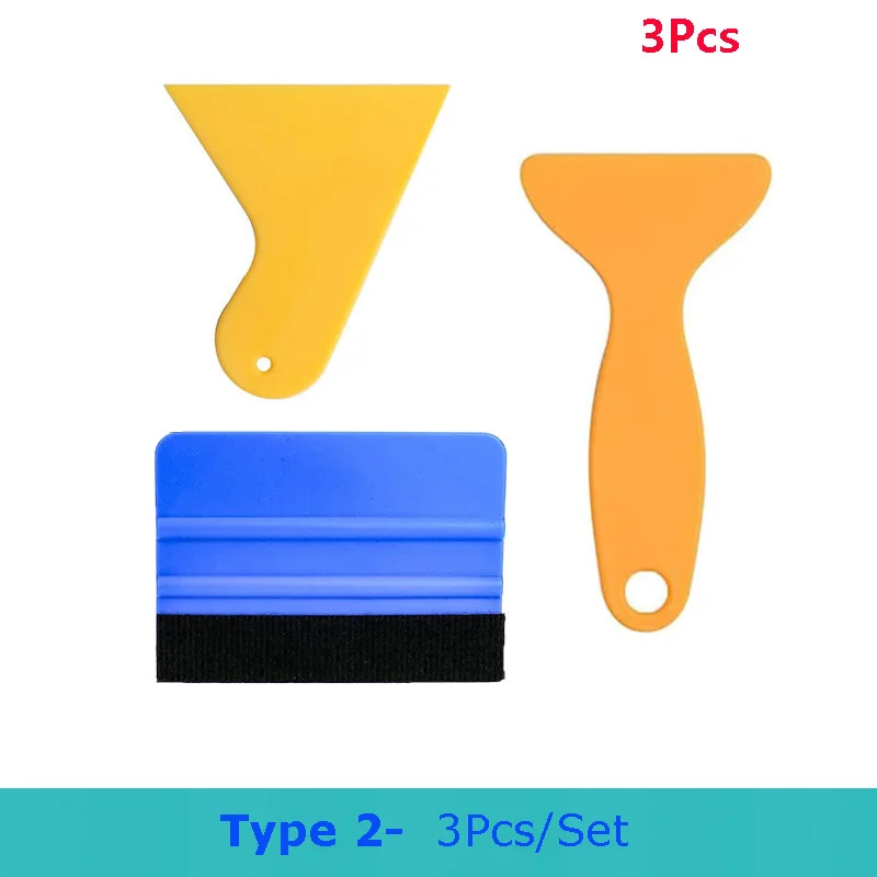 Kit d'outils d'emballage de véhicule de 13 pièces – Comprend un  coupe-gravure, un coupe-vinyle et un grattoir triangulaire pour un  emballage professio