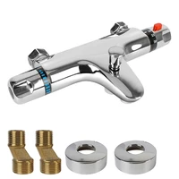 ห้องน้ําวาล์วผสมร้อนและเย็น Thermostatic TAP Thermostatic ก๊อกน้ําอ่างอาบน้ําก๊อกน้ําห้องน้ําเครื่องมือ 3