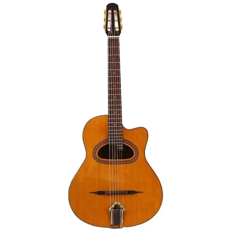 41 Inch Jango Acoustic Guitar High Gloss 6 String Folk Guitar Orange