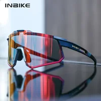INBIKE-Lunettes de soleil de cyclisme photochromiques pour hommes, lunettes de vélo de route professionnelles, lunettes de sable coupe-vent, lunettes de vélo 1