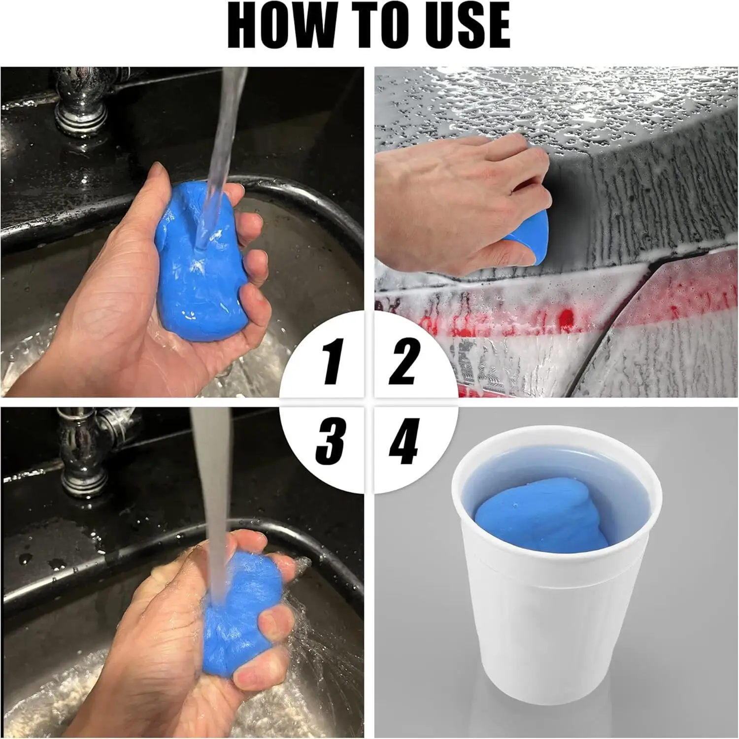 Car Wash Clay Bar Wash Mud 100g car cleaning tool car cleaning clay bar car detailing cleaner Detailing Cleaning Polishing Tool Soft Mud Care Auto Paint maintenance