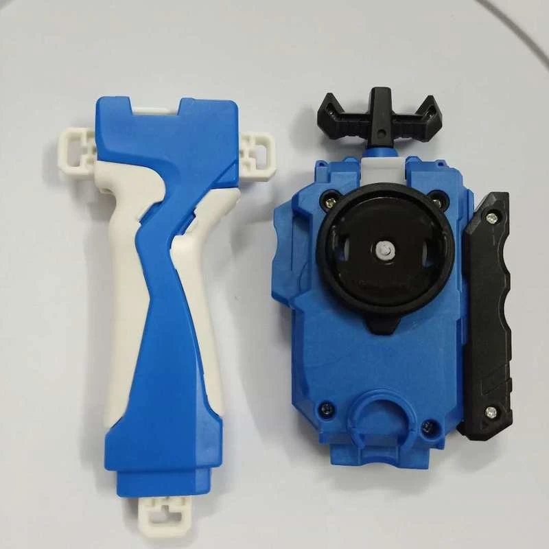 Blue String Bey Two Way Wire Handle Launcher Grip Starter Beyblade Toys For Children