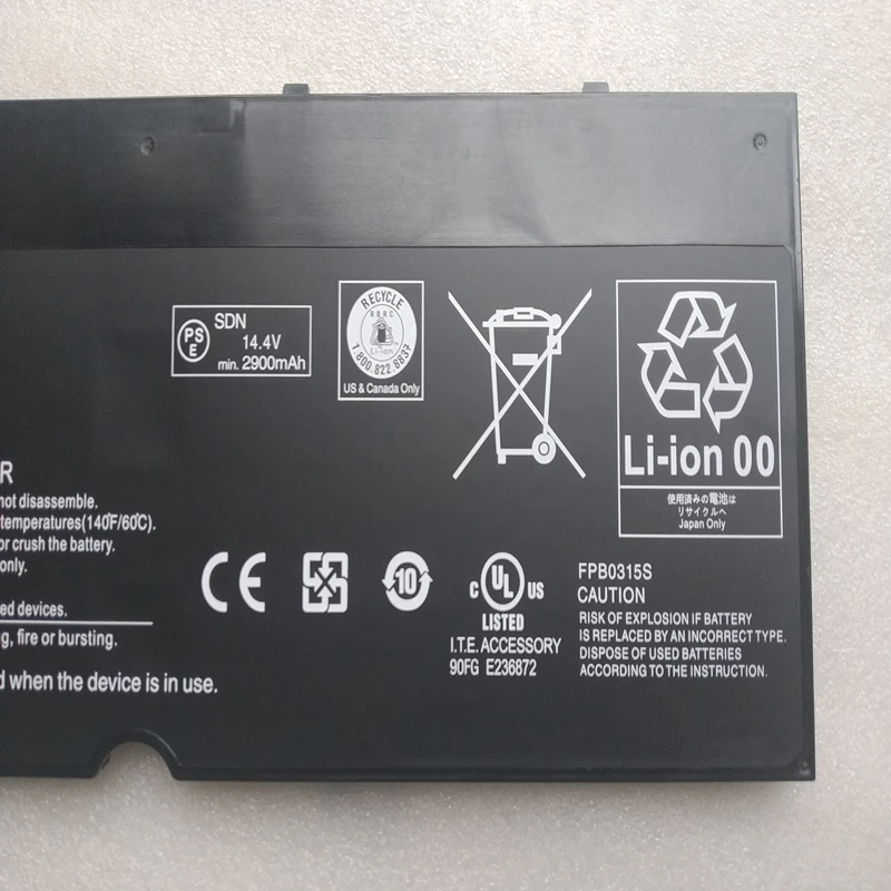 Bateria do Portátil Fpcbp425ap para Lifebook T904u T935 T936 U745 Vfl T9040mxa11de T9350m451bde Fpcbp425 Fmvnbp232 Fpb0315s Fpcbp425ap - Imagem 4