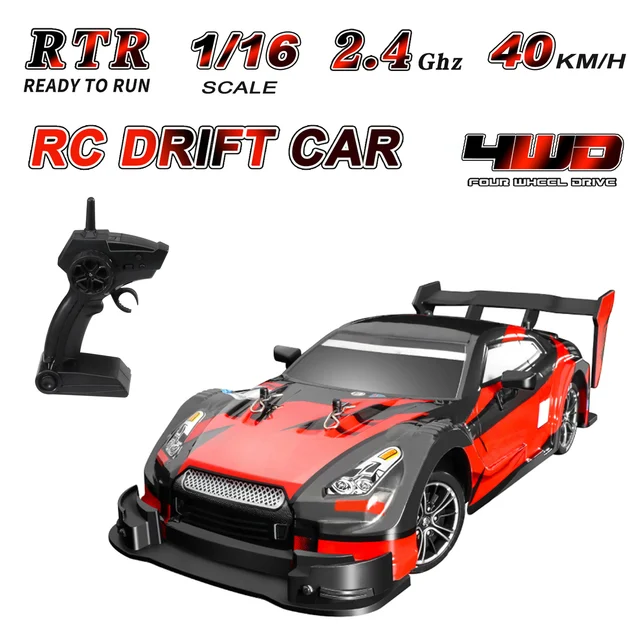 GoolRC RC Drift Car 40km/h High Speed RC Race Car New Model 8801 1/16 2.4GHz 4WD  Radio Remote Control RTR Kids Toy Gift 2