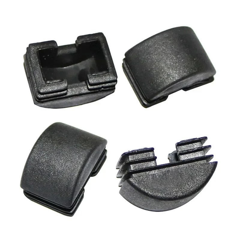 Square Arched Plastic Blanking End Cap Pipe Inner Plug For Ladder Furniture Chair Table Leg Protector Anti-slip 2/4/8/10Pcs pipe end cap