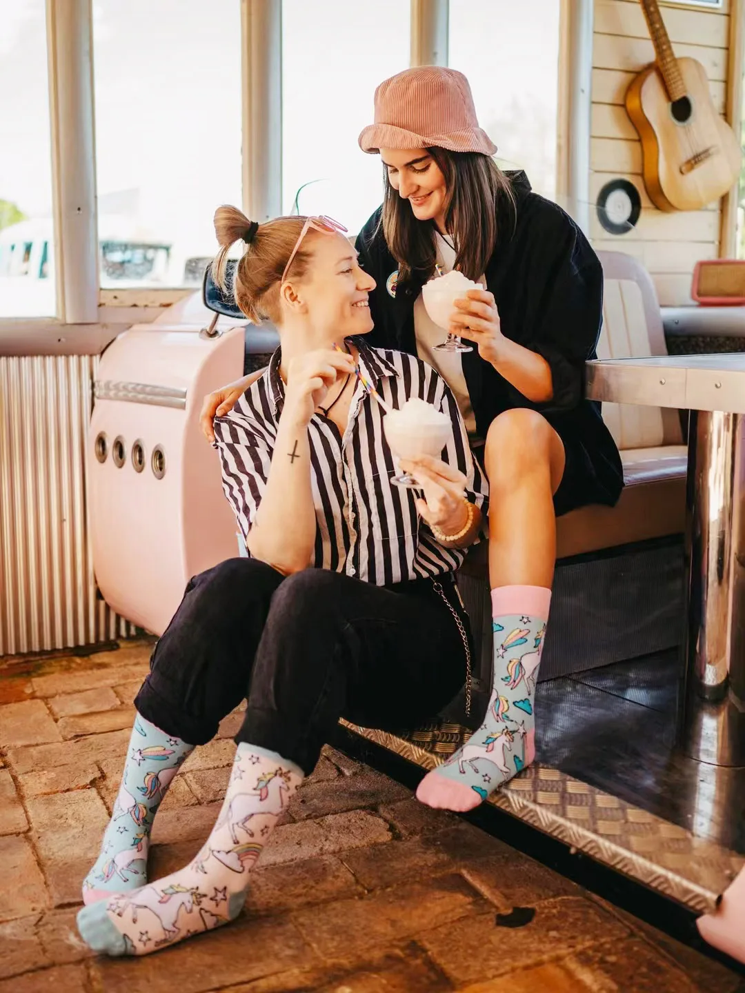 Premium Cotton Novelty Socks with Fun Food Pattern