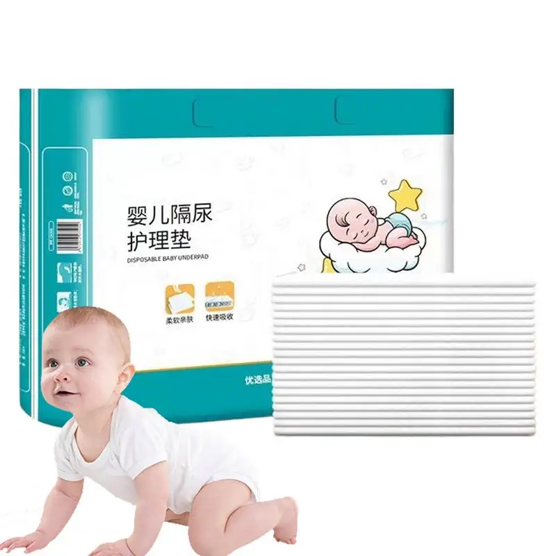 Changing Pad Liners 40X Baby Changing Mat Heavy Absorbency Reusable Pads Leak Proof Mattress Pad Protector Breathable Waterproof