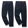 Plus Size 42 44 46 48 50 52 Men's Classic Black Jeans Business Casual Straight Loose Denim Stretch Jeans Male Brand Trousers 6