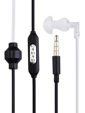 

4 Colors Professional Secret Service Air Tube 3.5mm Anti Radiation Mobile Phone Headsets Headphone Earphone With Air Pipe