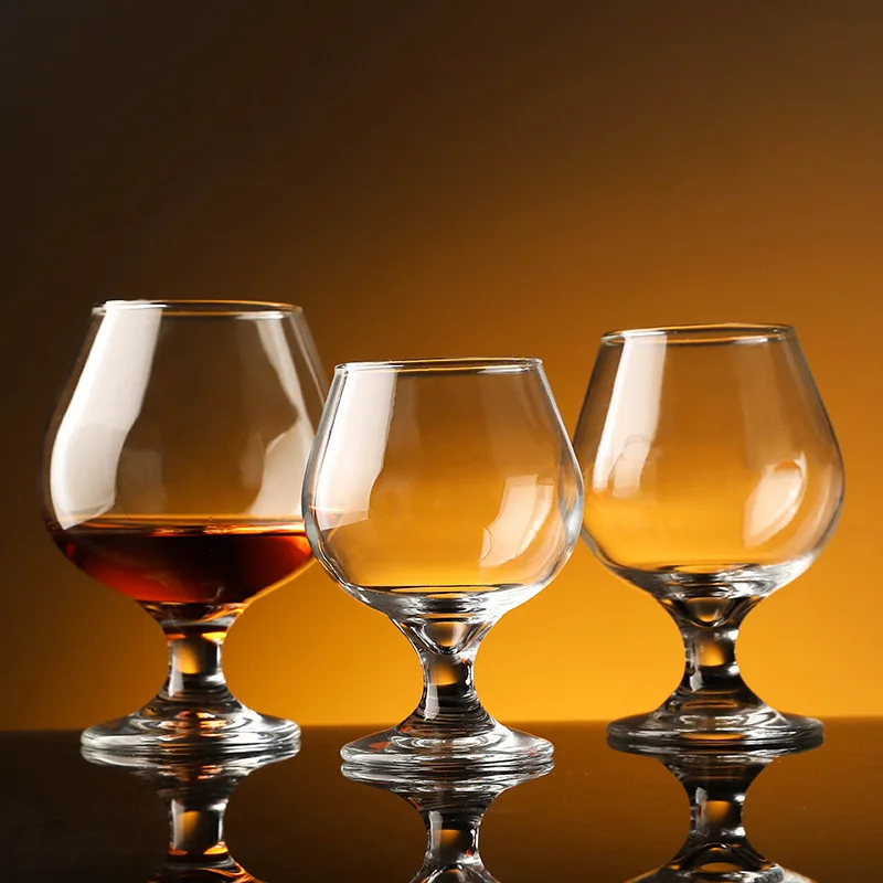 Glass Whiskey Wine Cup Set Small Brandy Short Feet High Feet Red Wine Cup Beer 2pcs whiskey glass drinking glasses set