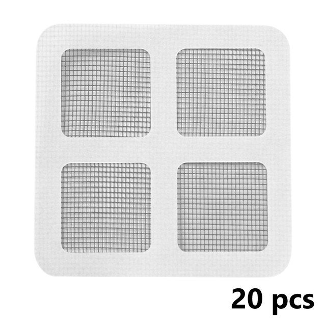 10x10cm Adhesive Anti Mosquito Fly Bug Insect Safety Fix Net Wall Patch Stickers Mesh Door Repair Window Curtain Screen