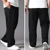10XL Black Winter Pants Men Oversize Warm Plush Fluff Thickening Pants Trousers Oversize Comfortable Elastic Waist Big Pants Men 2