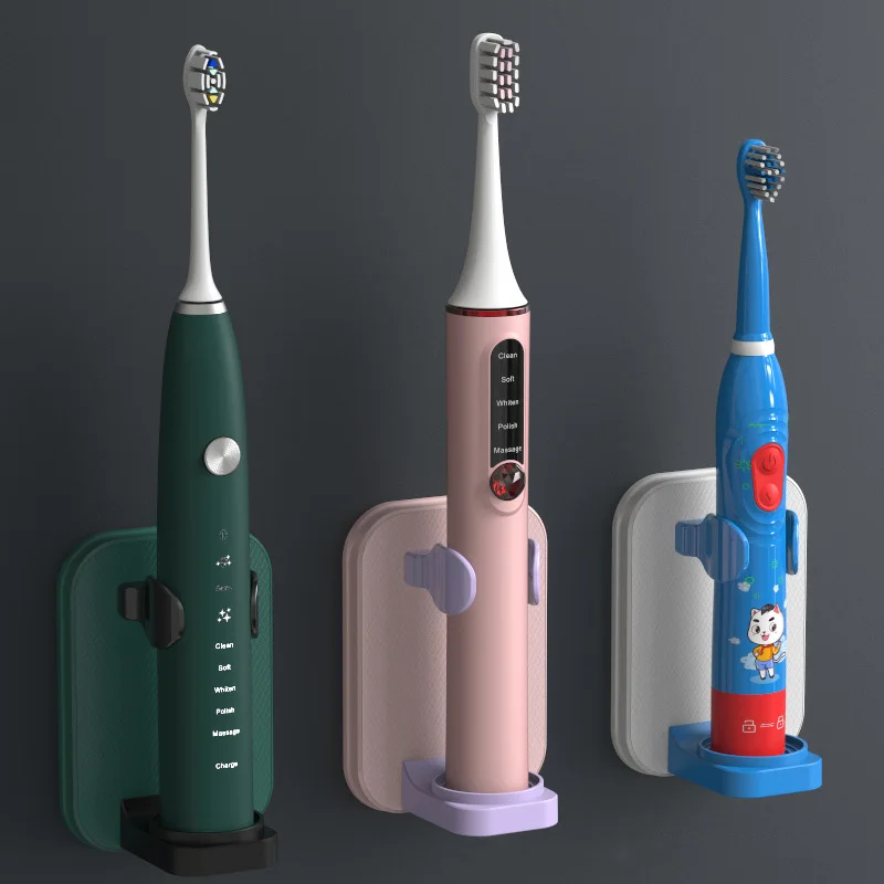 

Adjustable Toothbrush Toothpaste Holder Wall Mount Toothbrush Holder Bracket Bathroom Traceless Toothbrush Organizer
