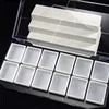 12 Grids Rainbow Split Cake Face Painting Body Art Painting Pigment Plastic Box Empty Palette Tray With Lid 6