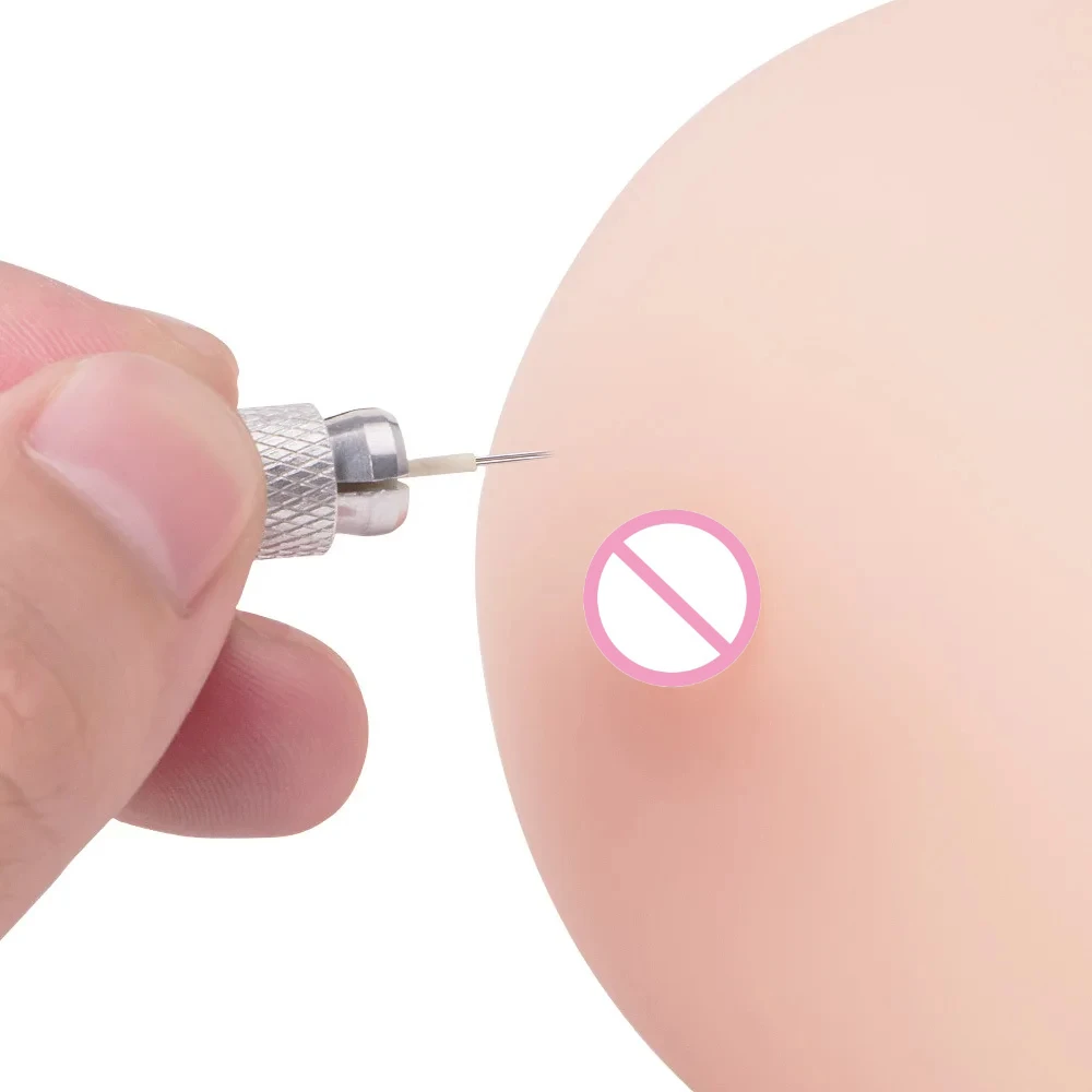 1/2Pcs Silicone 3D Simulation Breast Toy G Spot Stimulate Nipple Massage Masturbation Men Sex Toy Delay Ejaculation Sexy Adult
