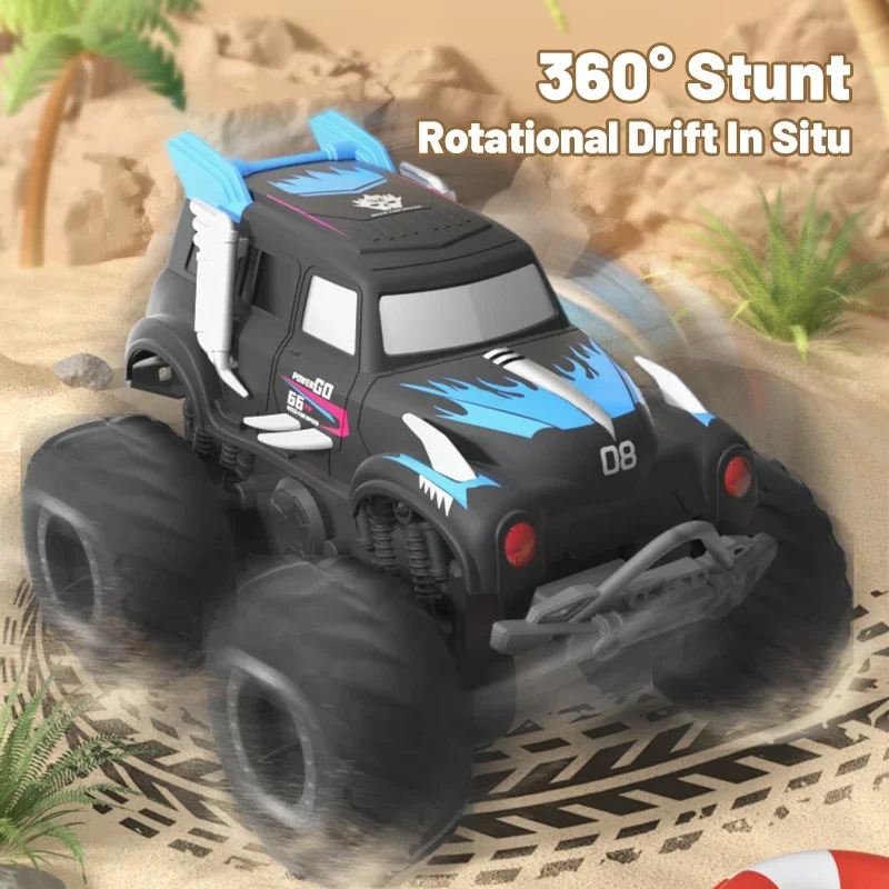 2.4G RC Car Remote Control Amphibious Off-road Vehicle Climbing Stunt Car Water Toys High Speed Electric Vehicle Christmas Gift