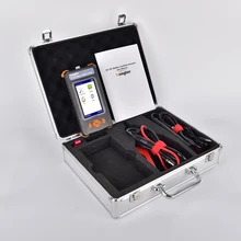 

Portable internal resistance tester for battery capacity indication