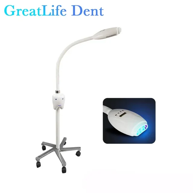 GreatLife Professional Dental Teeth Whitening Machine Bleaching Accelerator LED Light Dentistry Equipment With Removable Holder