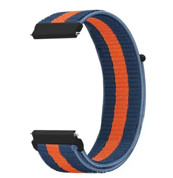 Versatile Nylon Loop Sport Strap - Adjustable Watch Band (20mm/22mm)
