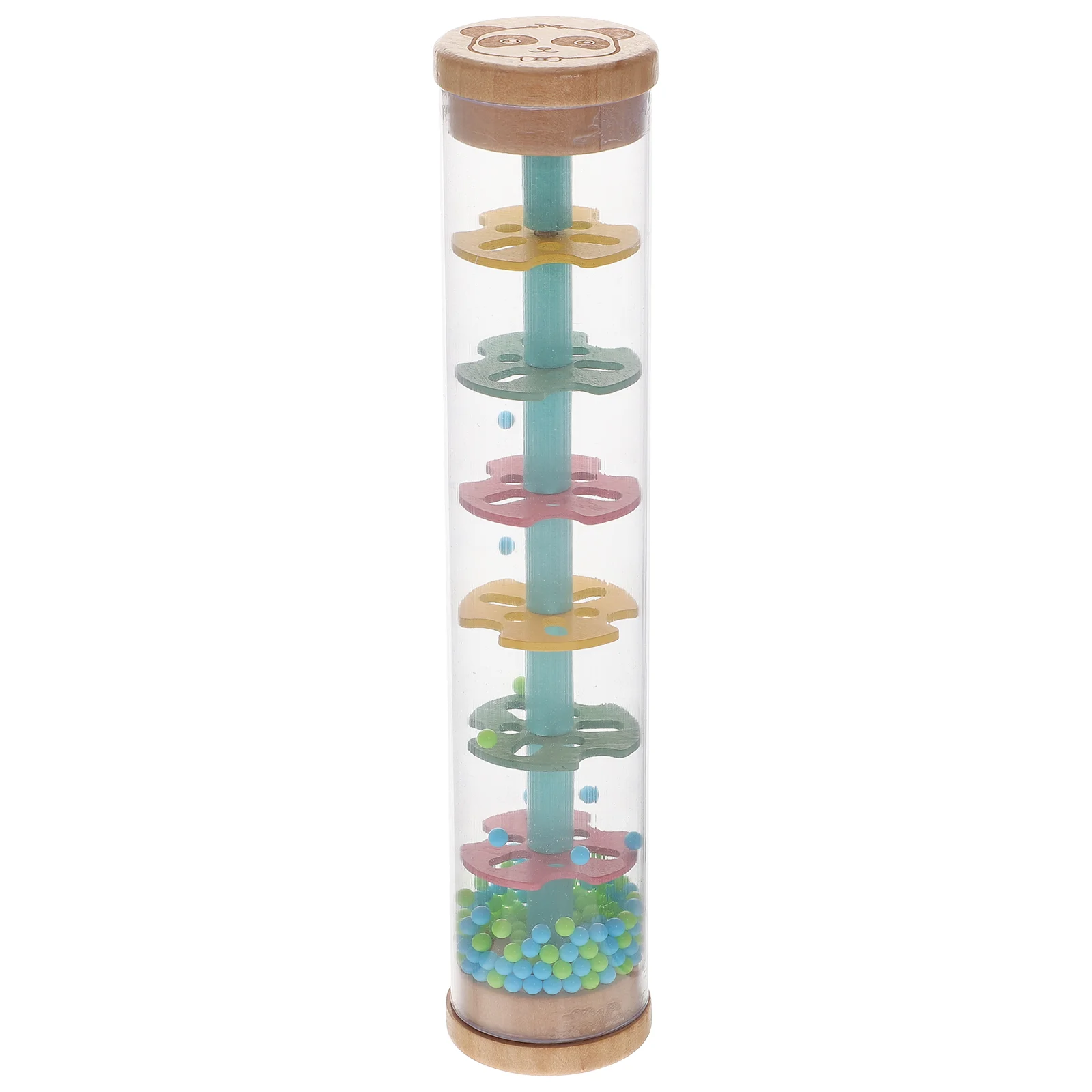 

Rainmaker Rain Tube Shaker Falling Beads Shaking Sensory Developmental Musical Instrument for Children Kids