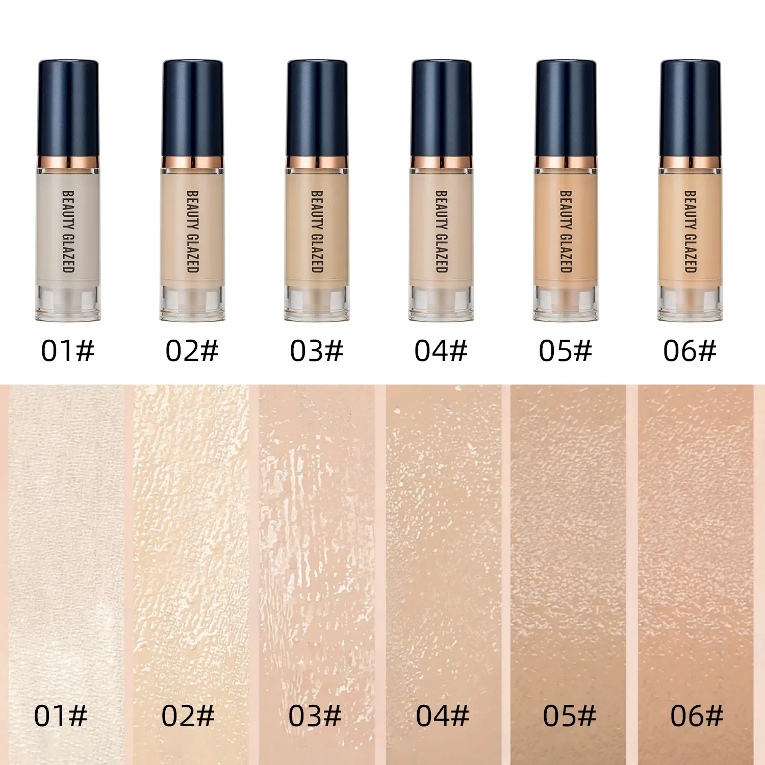 6 Color Face Liquid Foundation Waterproof Long Wear Oil Control Foundation Concealer Liquid Foundation Beauty Makeup Cosmetic 5 6 Color Face Liquid Foundation Waterproof Long Wear Oil Control Foundation Concealer Liquid Foundation Beauty Makeup Cosmetic - Image 5