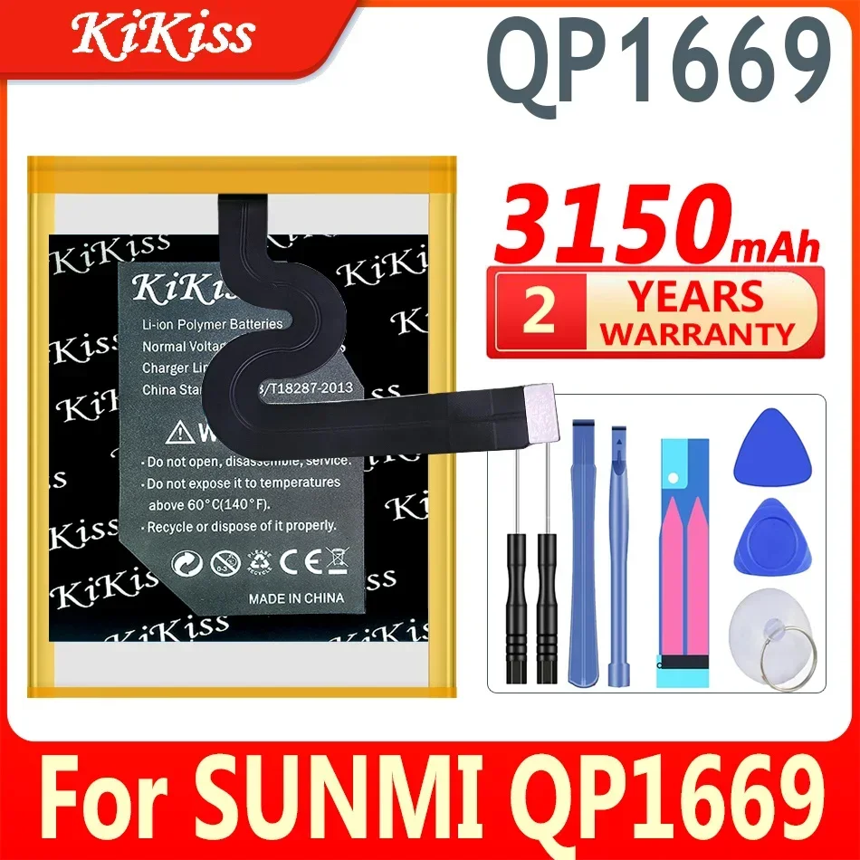 Kikiss Potente Batteria Qp1659 Qp1669 Zap1522 W5910 Per Vk Veken W5910 Sunmi M1 Sunmi V2Pro V2 Pro V 2 Pro