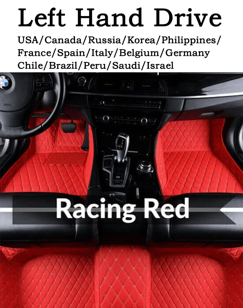 Car Mats For Audi A1 2016~2022 GB Waterproof Rug Auto Interior