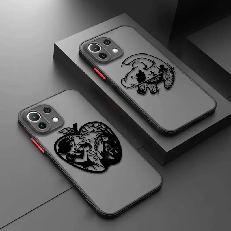 Custodia Opaca Per Telefono Per Xiaomi Poco X3 Nfc X3Pro M5 M3 F1 F3 Per Mi 11 12 13 11X 12X Pro 12T 11T 10T Biancaneve Alice Lion King