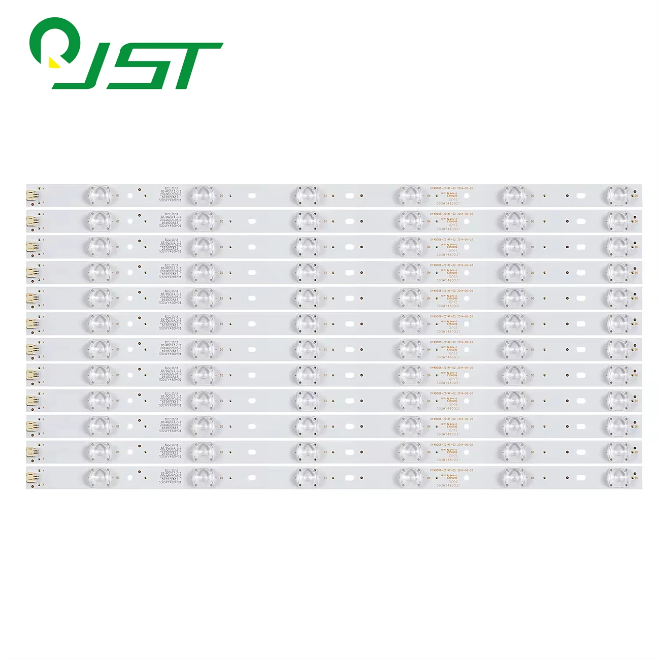New 12pcs/Kit LED Strips for 48 TV PANDA LE48D19S1 LE48D19S-UD OY48D06-ZC14F-02 0Y48D06-ZC14F-02 303WY480031