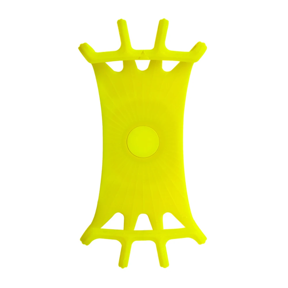 Universal 360° Rotating Silicone Phone Holder for Bicycles, Strollers, and Motorcycles